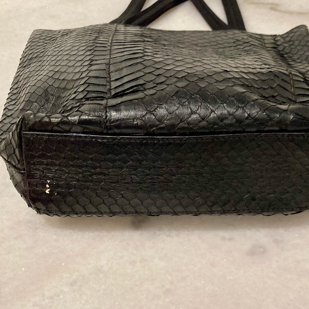 Prada Black Python Mini Tote - Picture 13 of 16